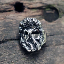 Yggdrasil – bague Viking en acier inoxydable pour hommes, anneau de mythologie nordique, arbre du monde, bijou scandinave, cadeau pour lui