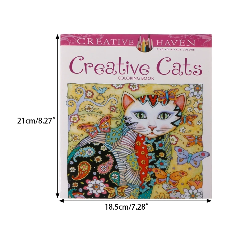 24 Pages Creative Cat Coloring Book Kill Time Painting Drawing Book For Children Coloring Book 24 Pages Creative Cat Coloring Book Kill Time Painting Drawing Book For Children Coloring Book