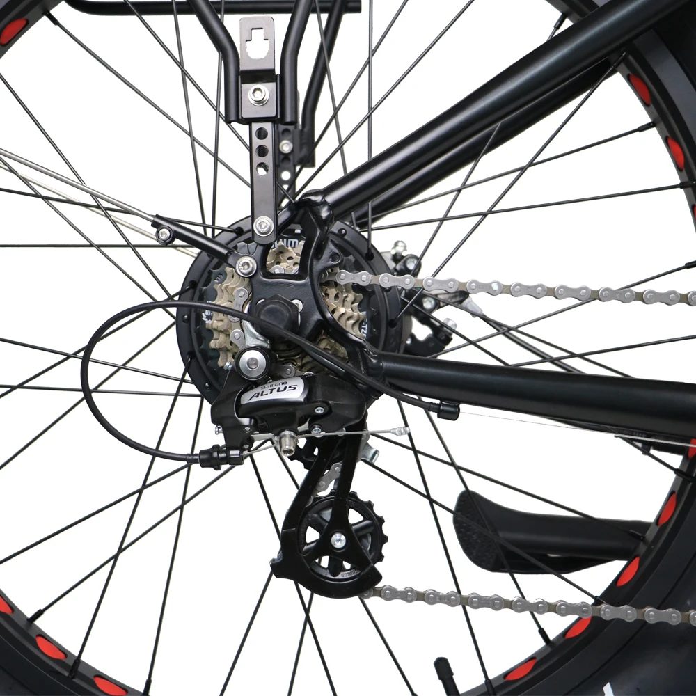 США/CA Прямая доставка Сервис Электрический велосипед мощный Fat Tire горный 2