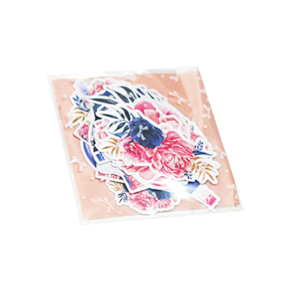 16 pz Acquerello Hot Air Balloon Fiori adesivi per Pareti Adesivi per Scrapbook Valigia di Arte Del Mestiere Pianificatore Quotidiano Del Computer