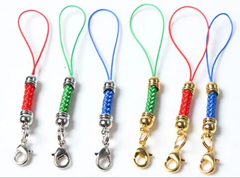 

1000pcs Lobster clasp Lanyard mobile straps Hang color keychain bag Charm accessories making Clasps Connector