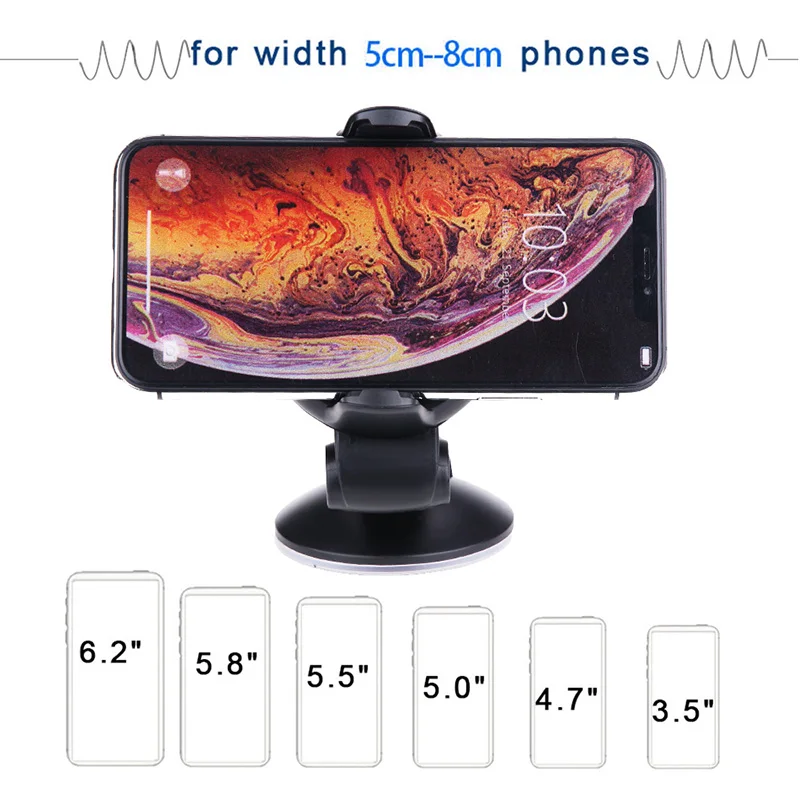 Универсальный для приборной панели Автомобильный телефон крепление для Iphone Xiaomi huawei Регулируемый сотовый телефон держатель с сильной гелевая Подушка с липким слоем для автомобиля Z2
