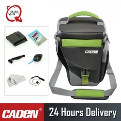 CADeN D1 Камера сумки на плечо Фото Видео чехол Черный Зеленый Цифровой Мягкий мешок слинга с дождевик для DSLR Canon Nikon
