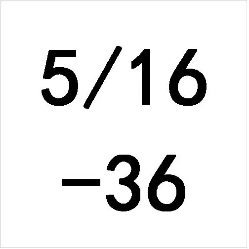 1 шт. 5/16-18 20 24 27 28 32 36 40 UNC UNF UNS HSS правая рука США Tap TPI резьбы инструменты для прессформы обработки 5/16" - Цвет: 36 UNS