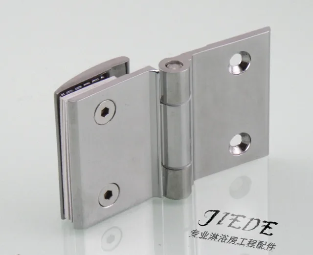 Glass door hinge hinge side compartment glass partition door hinge clip