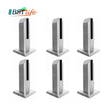 Сатиновый лак 6 шт./лот дуплекс 2205 из нержавеющей стали стеклянные ограждения для бассейна spigot поддерживает для бассейна балюстрада-статы