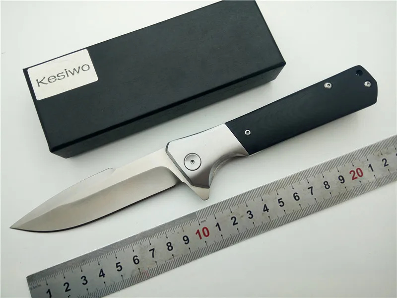 Comprar Más KESIWO V20 cuchillo plegable G10 + mango de acero 9CR18MOV hoja al aire libre Camping caza cuchillo de supervivencia EDC jardín cuchillos