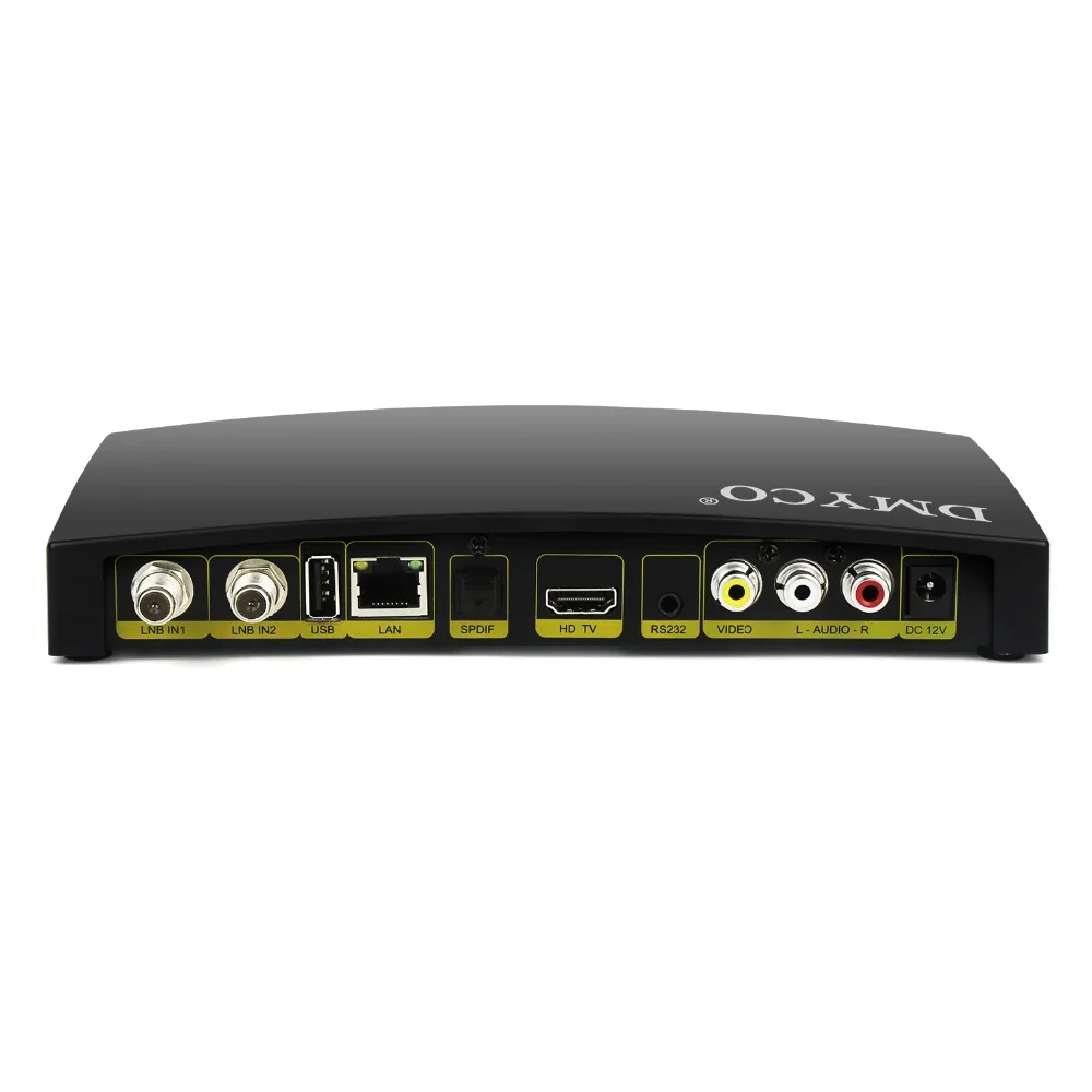 DMYCO DVB S2 ДЕШИФРАТОР спутникового телевидения lnb Full HD 1080P ТВ тюнер H.265 рецептор с usb