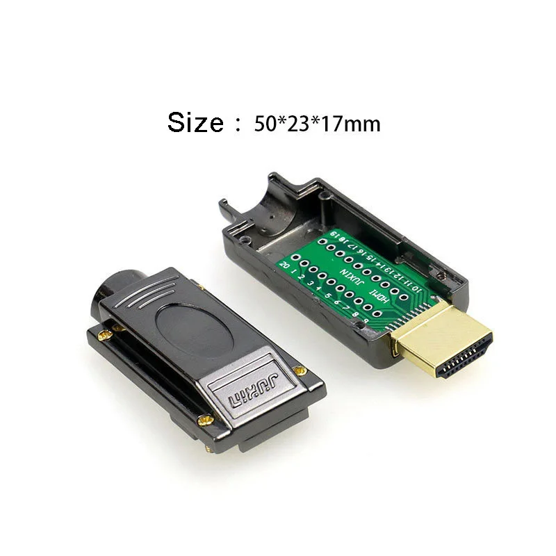 HD HDMI видео конвертер 2,0 Solderless разъем HDMI Мужской мини кабель адаптер для монитора и проектора - Цвет: D