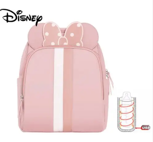 Disney детские сумки для подгузников из искусственной кожи милые сумка материнская коляска сумка подгузник рюкзак для беременных сумка Мама Bakim Cantalari рюкзак - Цвет: color 10