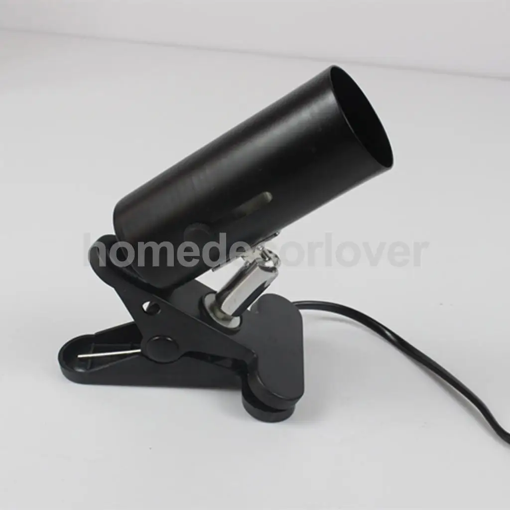 NW-02 Aquarium Reptile Light Base Holder with Clamp Ceramic Heat Lamp Stand