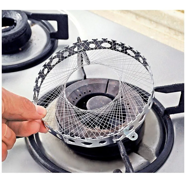 Gas Stove Torch Net Stainless Steel Gas Cooker Windproof Energy Saving