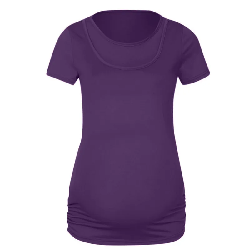 Maternity Nursing Solid Tops (1)