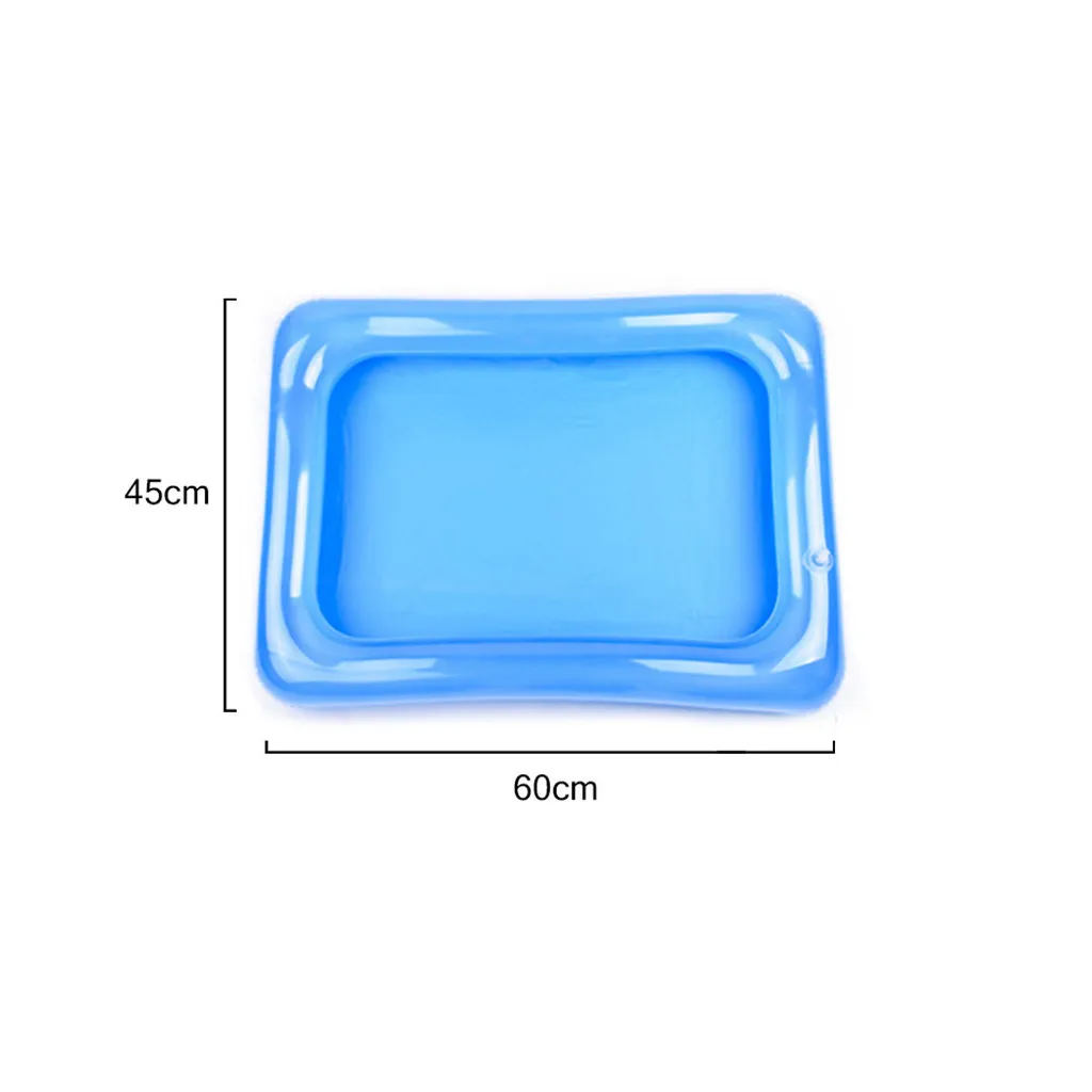 Надувная Песочная Подушка, замок песочный стол, детский внутренний игровой песочный грязевой детский игровой коврик, толстый ползающий коврик с двойной поверхностью для малышей
