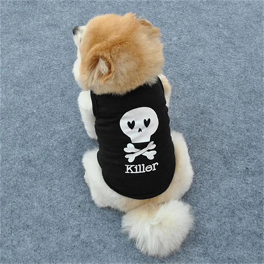 

Best Sell High Quality Fashion Summer Pet Puppy Dog Cat Clothes Boy Girl Birthday Vest Beautiful Dog T Shirt Dropshipping