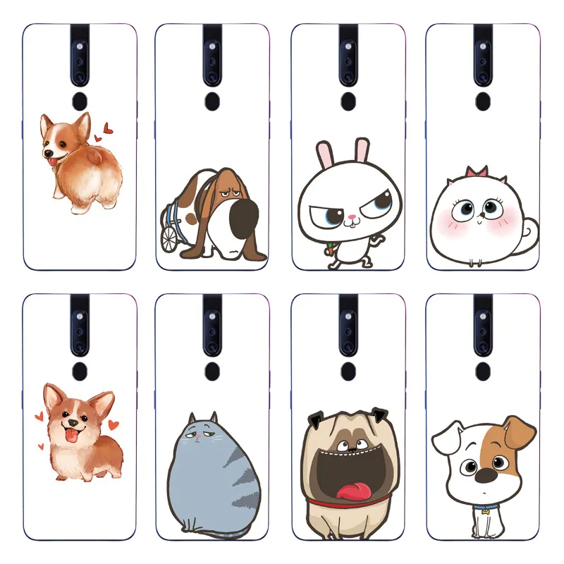 

For OPPO Reno Silicone Case Back Cover For OPPO F11 / OPPO F11 Pro Soft TPU Case
