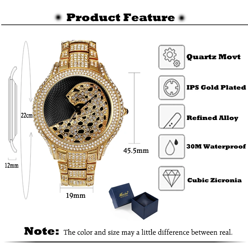 Kopen Miss Fox Rol Luxe Horloge Mannen Diamond Gold Heren Horloges Top Brand Luxe C Zwart Eenvoudige Tiger Xfcs Business Mannen s Quartz Horloge