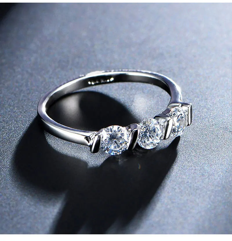 USTAR обручальные кольца с кристаллами для женщин с кубическим цирконием AAA цвета розового золота обручальное кольцо для женщин Anel Модные Ювелирные изделия Подарки