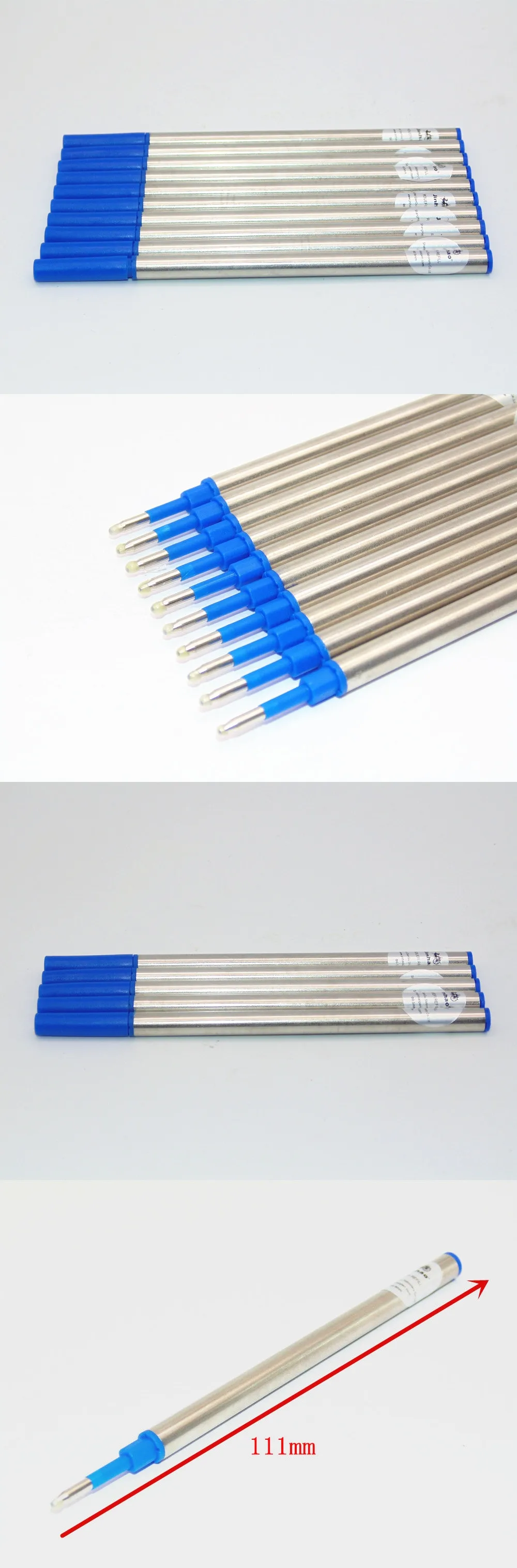 Высокое качество JINHAO 10 шт. синяя заправка чернил Средний rolроллербол ручка