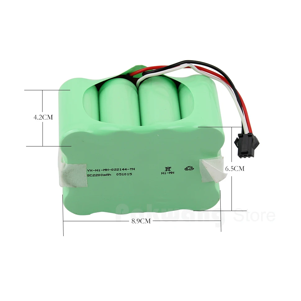 Robot vacuum cleaner battery XR510 Battery 1pc 2200MAH Ni Battery Robot Vacuum Cleaner Parts Robot vacuum cleaner battery XR510 Battery 1pc 2200MAH Ni Battery Robot Vacuum Cleaner Parts
