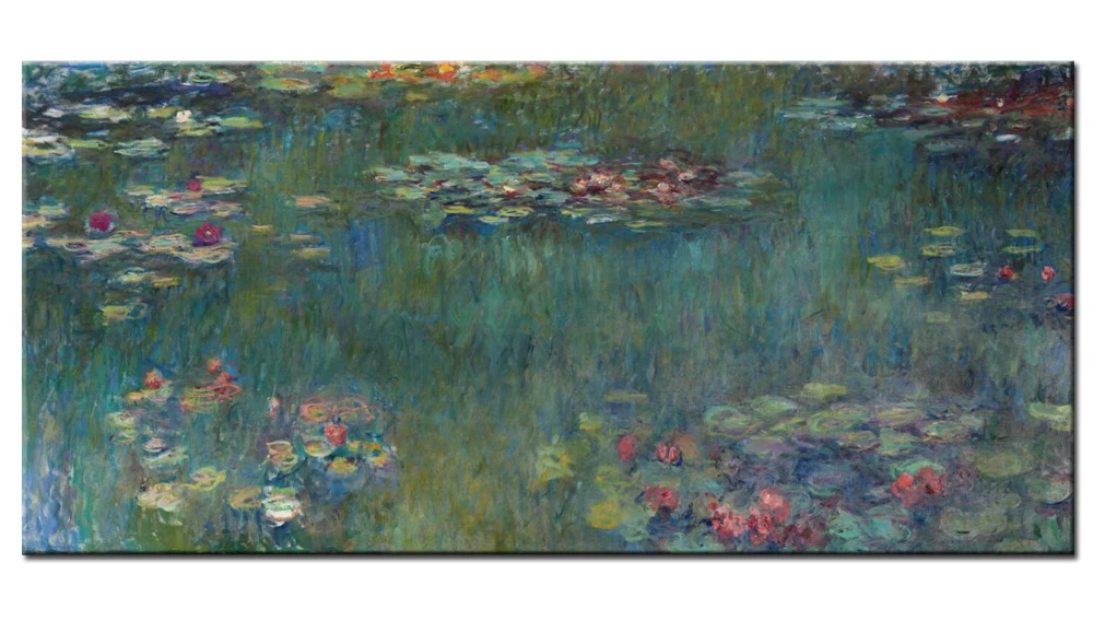 Monet Водяные лилии холст художественные картины репродукции импрессионист цветок настенные плакаты и принты картина для декора гостиной