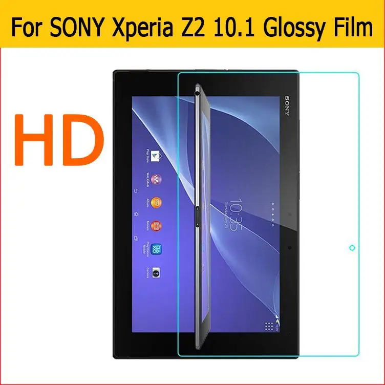 Best quality front HD lcd Clear Glossy screen protector film For Sony