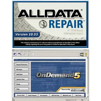 

Newest version Repair Software Alldata 10.53 and Mit on.D.emond 5 750G hdd hard disk ready to use Fast Shipping