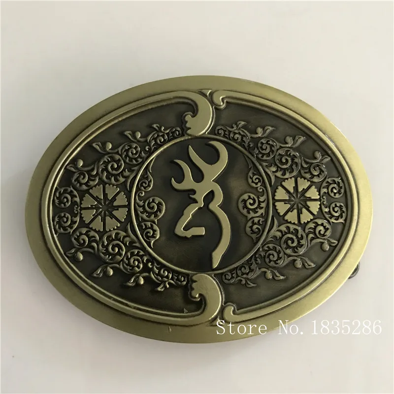 Retail New Good Quality Browning Hunting Belt Buckle With 100*75mm