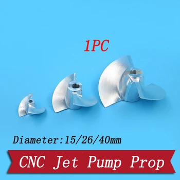 

1PC Aluminum 15/26/40mm Water Jet Pump Engine Upgrade Metal Propeller High Speed Prop Spare Parts for RC Boat Motor Pumps
