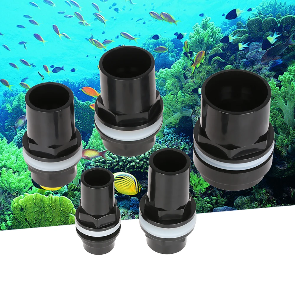 Buy 1PCS Aquarium Pipe Connectors Fish Tank Water Joint PVC Waterproof Plumbing