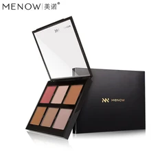 MENOW Мерло MK01 корректор голые макияж high-gloss шесть цветных румяна пластины водонепроницаемый Сумы