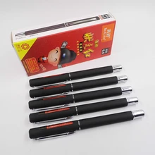 [Истинный цвет](3 шт./лот) высококачественные черные чернила цвета 0,5 мм гелевая ручка для школы офиса поставки роллер, шариковая ручка V3322R