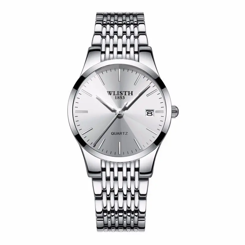 Женские часы wlith, Топ бренд, Роскошные водонепроницаемые модные часы, кварцевые ультра-тонкие часы с датой, женские наручные часы