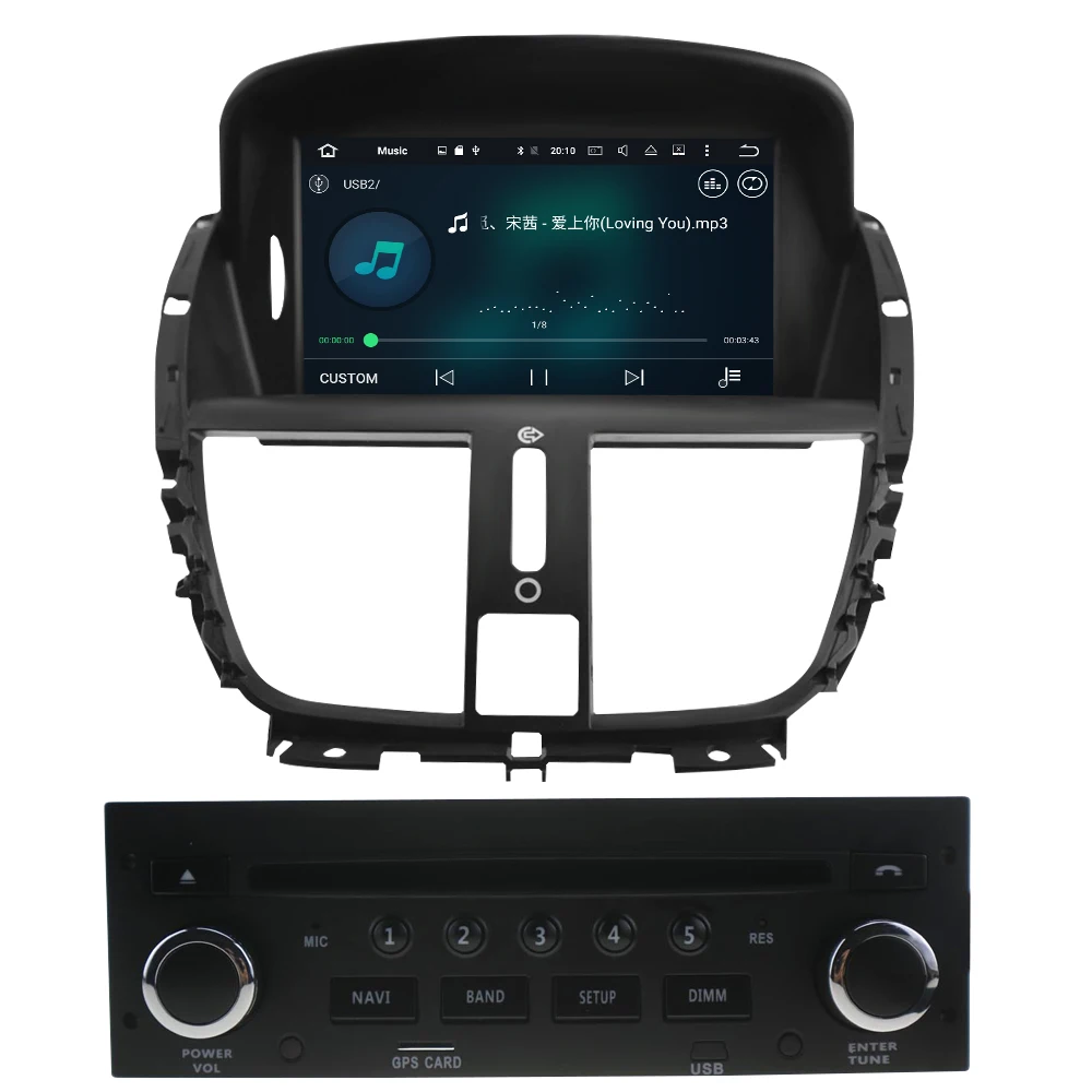 Cheap Octa Core 4G RAM Android 9.0 Car DVD player GPS Navigation Multimedia Stereo For Peugeot 207 2008-2014 Auto Radio Audio Headunit 3 Cheap Octa Core 4G RAM Android 9.0 Car DVD player GPS Navigation Multimedia Stereo For Peugeot 207 2008-2014 Auto Radio Audio Headunit 3