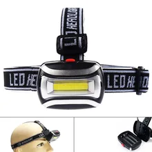 Водонепроницаемый светодиодный мини COB головной светильник для рыбалки на открытом воздухе, кемпинга, верховой езды, светильник с поворотным налобным фонарем, фронтальный фонарь, Прямая поставка