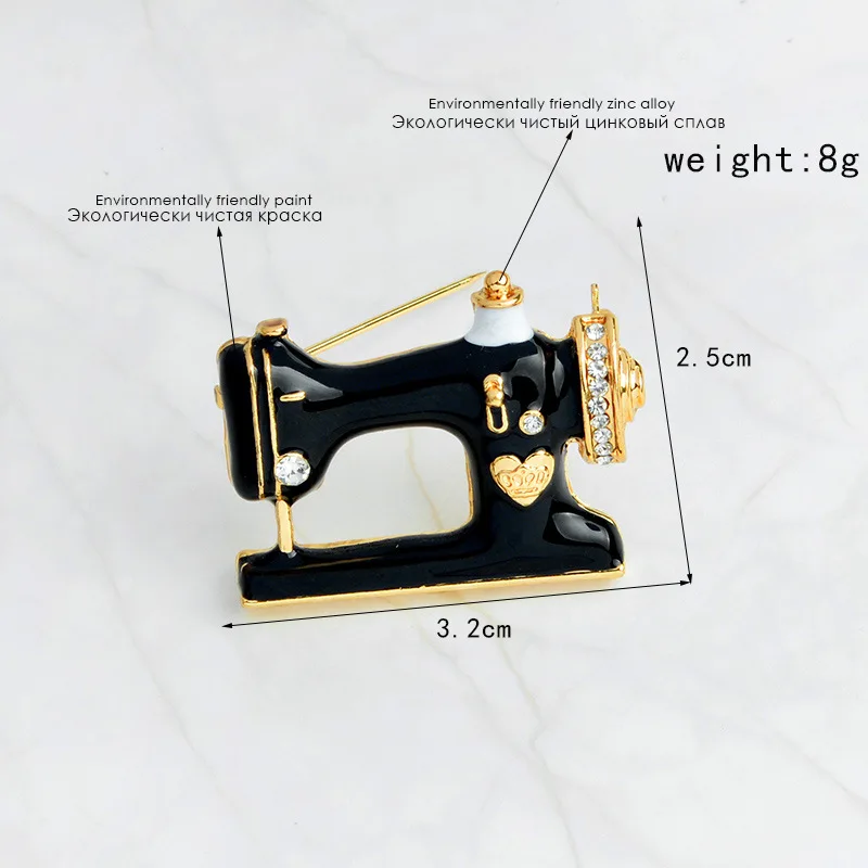 MISANANRYNE, модные ювелирные изделия для женщин и мужчин, броши, сплав, брошь на булавке, свадебные аксессуары, швейная машина, Классическая Брошь на булавке