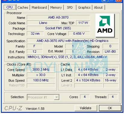 computer processor list AMD A8-Series A8 3800 A8 3870 A8-3870 3GHz 100W Quad-Core CPU Processor AD3870WNZ43GX A8 3870K Socket FM1/ 905pin latest processor