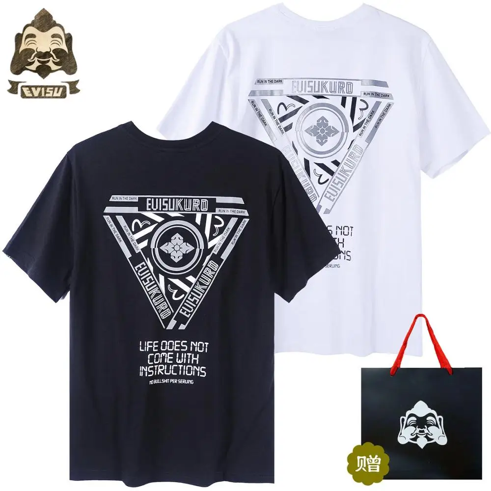 

2019 Tide Brand Evisu Fashion Hip Hop Men's Short-Sleeved Breathable Spring And Summer Men Women Lovers Short Sleeves Vest H613