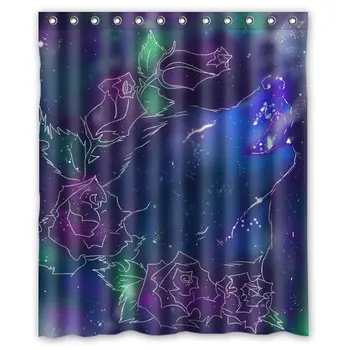 

Honey Day House Wolf Waterproof Shower Curtain 60x72 Gift Choice