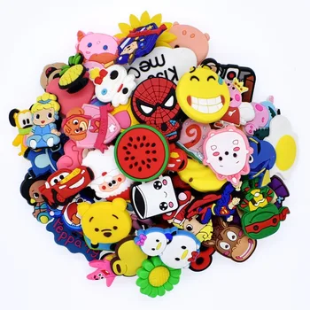 Специальный 100 шт Смешанные разные случайные шармы подходят Clog
обуви/браслет детей пользу игрушки подарки Отзывы