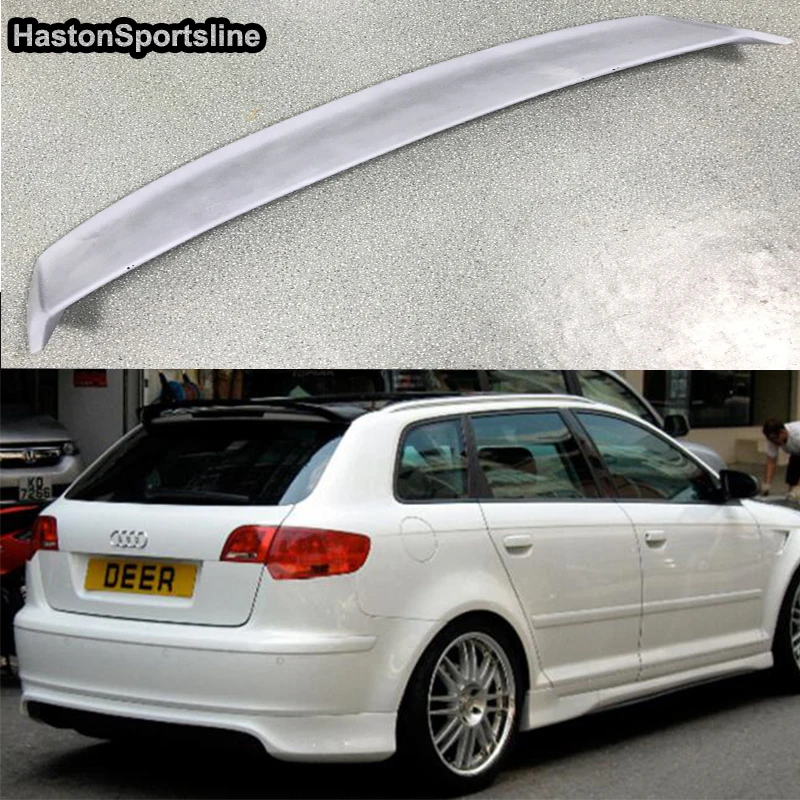 A3 Sportback FRP Primer Auto Car Rear Roof Spoiler Wing for Audi A3 Not