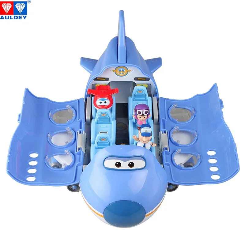 Online AULDEY ala grande avión escena serie Super alas alta calidad Original deformación figura de acción juguete niños modelo Aniversario