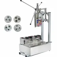 5L машина по изготовлению Чуррос с резаком+ 25L электрическая фритюрница