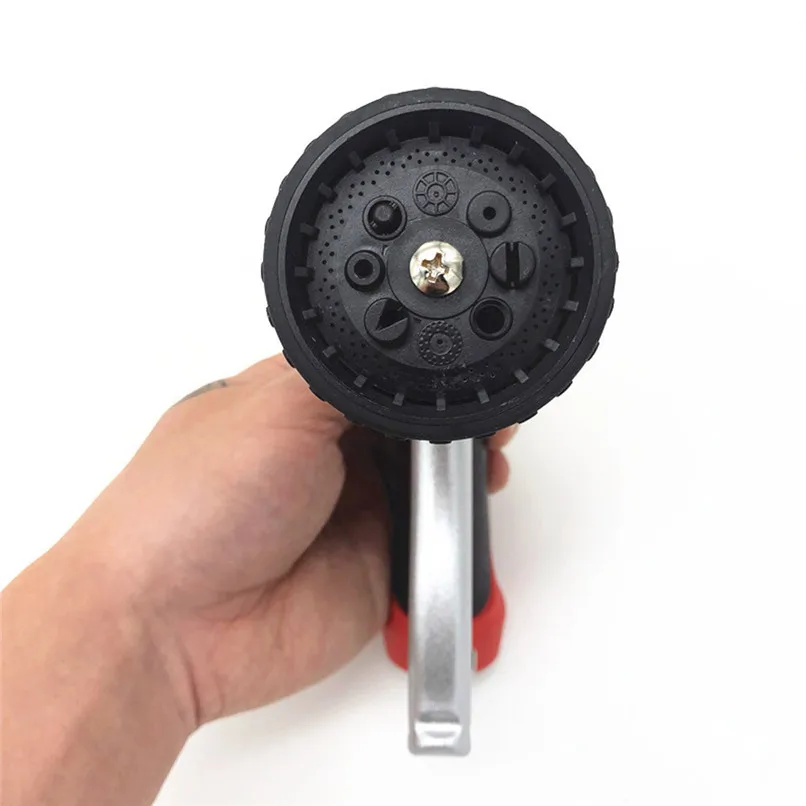 Garden Water Guns Hose Spray Nozzle 8 Pattern Heavy Duty High Pressure Pistol Car Wash #2m03 (8)