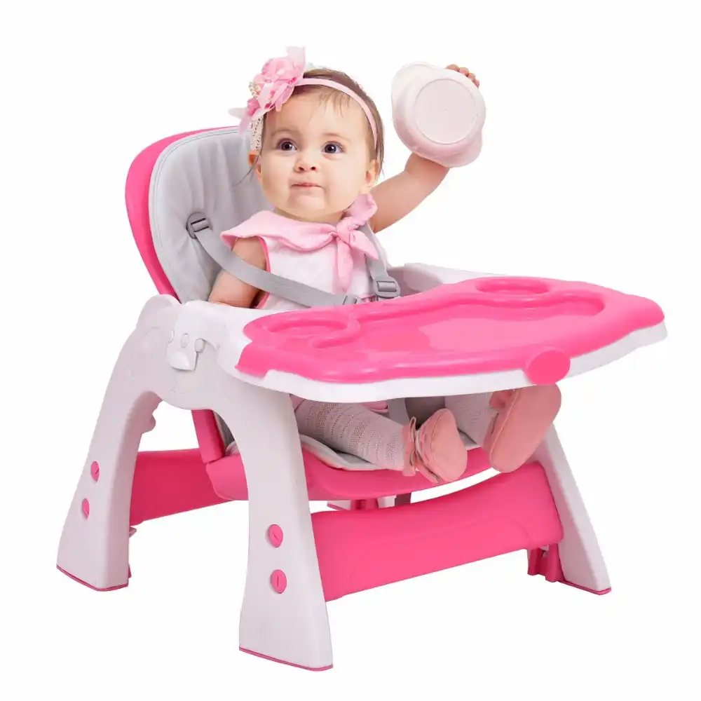 3 in 1 baby high chair convertible play table
