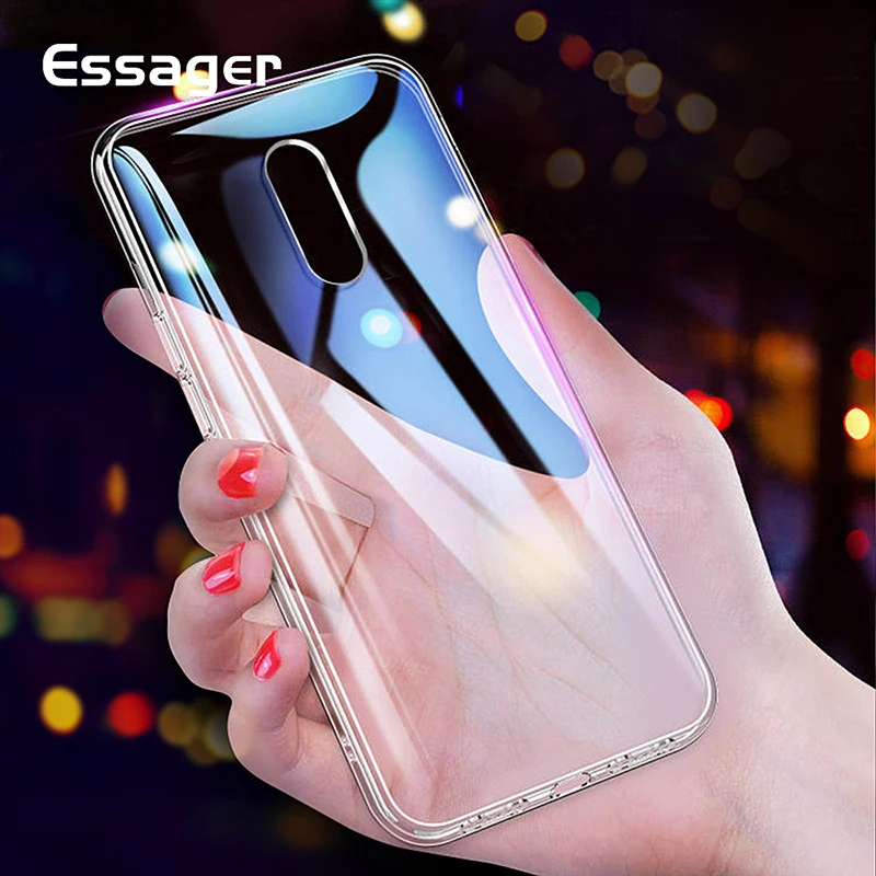 

Essager Clear Case For Oneplus 3 5 6 t 7 3t 5t 6t 7Pro Transparent Silicone Ultra Thin Cover For One Plus 3t 5t 6t 7 Pro Bumper