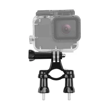 Для GoPro велосипедный руль зажим держателя кронштейна фиксированное Крепление для GoPro 8 7 6 5 SJCAM Yi 4K DJI Osmo аксессуары для экшн-камеры