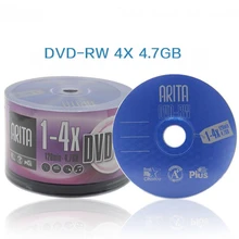 Арита перезаписываемый DVD-RW 4,7 ГБ 4X50 шт./партия
