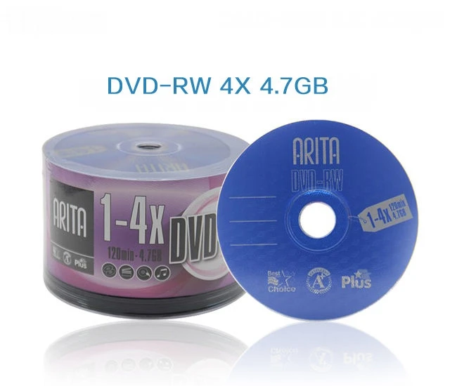 Buy ARITA rewritable DVD RW 4.7GB 4X 50pcs/lot free