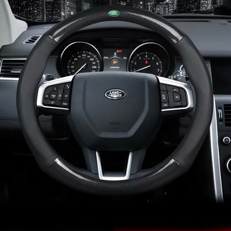 Чехол на руль автомобиля 37 38 см 15 &quotдля Land Rover Range Evoque Sport 2 Discovery Freelander 3 4 5